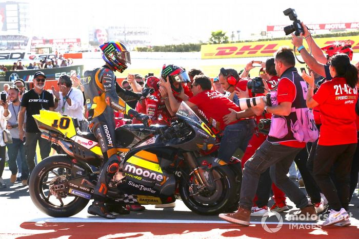 Luca Marini, VR46 Racing Team,  Francesco Bagnaia, Ducati Team 