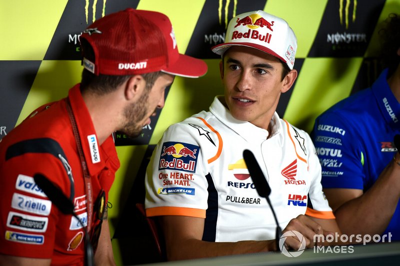 Andrea Dovizioso, Ducati Team, Marc Marquez, Repsol Honda Team