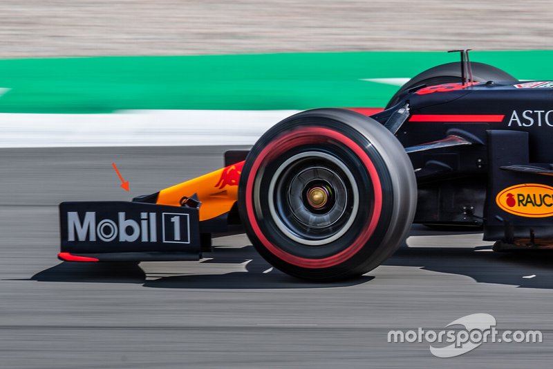 Red Bull RB15 bargeboard details