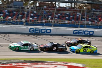 Joey Logano, Team Penske, Ford Mustang MoneyLion and Brad Keselowski, Team Penske, Ford Mustang Snap on
