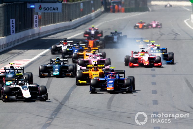 Nyck De Vries, ART GRAND PRIX Nobuharu Matsushita, CARLIN e Jack Aitken, CAMPOS RACING