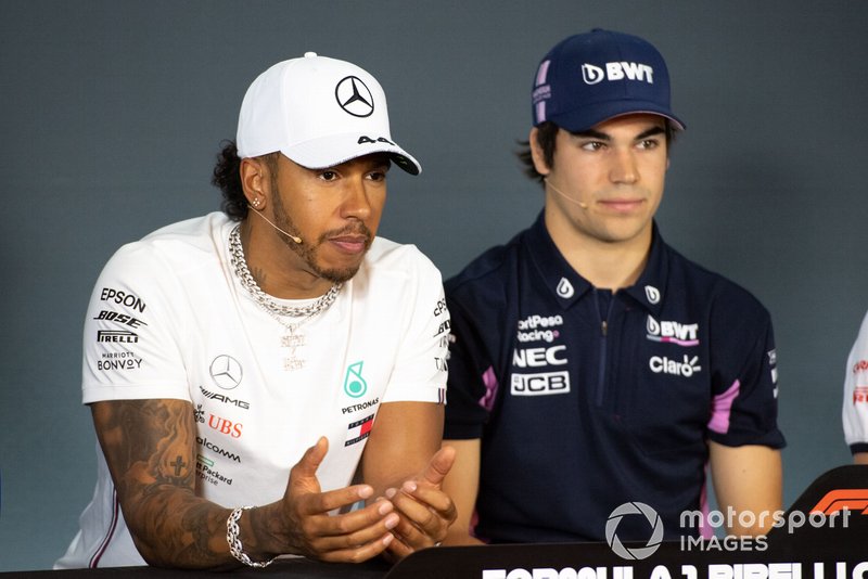 Lewis Hamilton, Mercedes AMG F1, Lance Stroll, Racing Point
