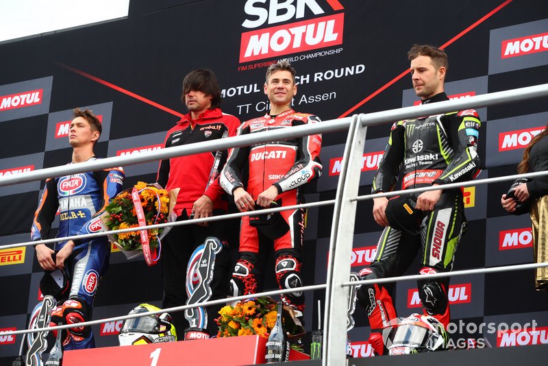 Michael van der Mark, Pata Yamaha, Alvaro Bautista, Aruba.it Racing-Ducati Team, Jonathan Rea, Kawasaki Racing