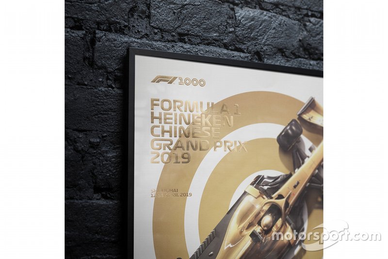 Formula 1, 1000. GP hatıra posteri