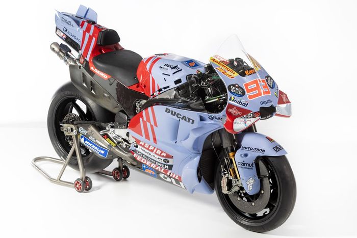 Marc Márquez, decoración de la moto Gresini Racing