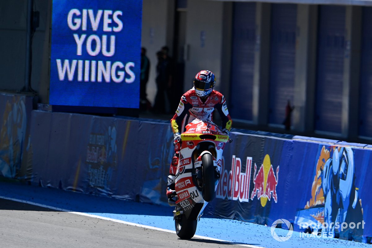 Ganador de la carrera, Fabio di Giannantonio, Federal Oil Gresini Moto2