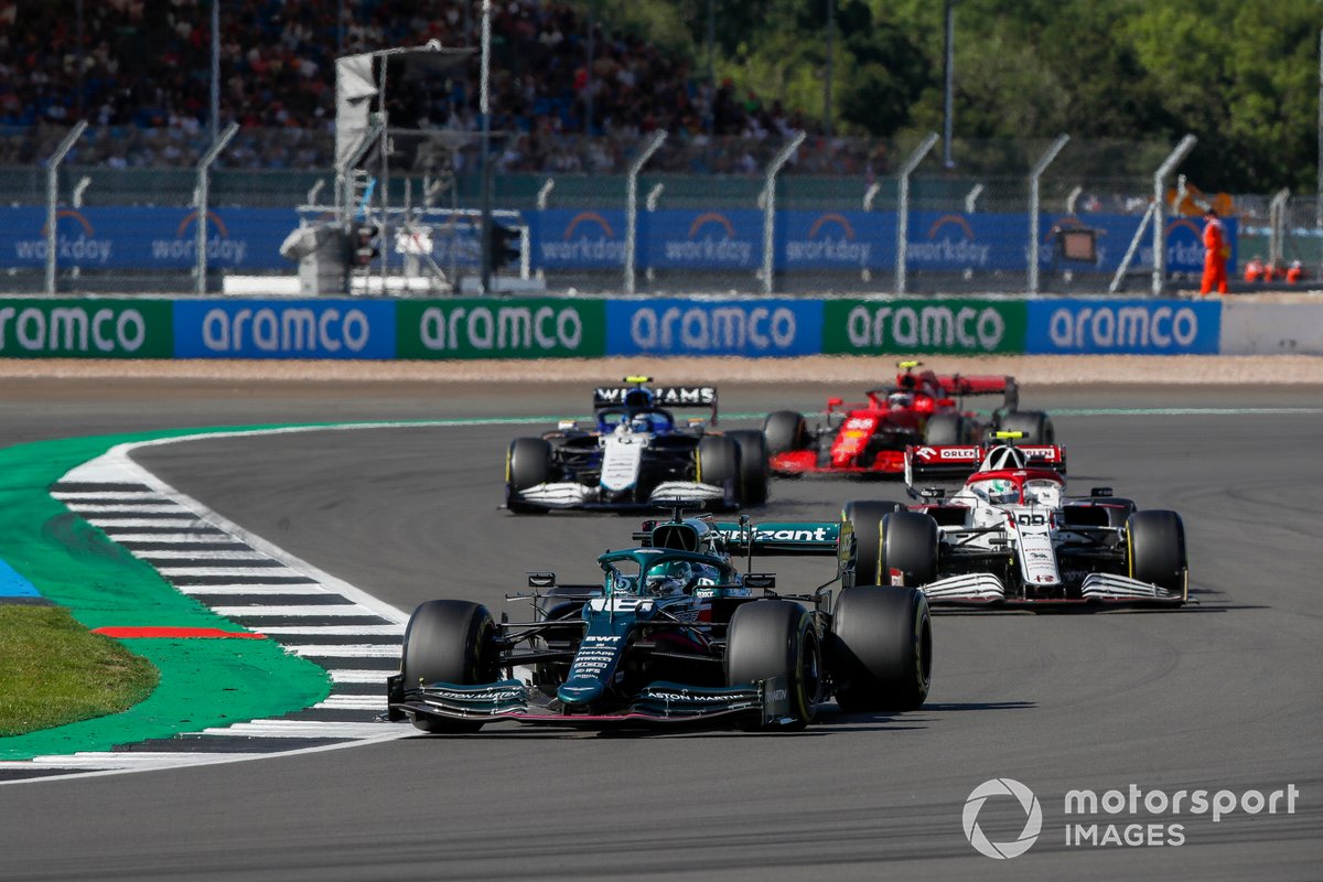 Lance Stroll, Aston Martin AMR21, Antonio Giovinazzi, Alfa Romeo Racing C41, Nicholas Latifi, Williams FW43B