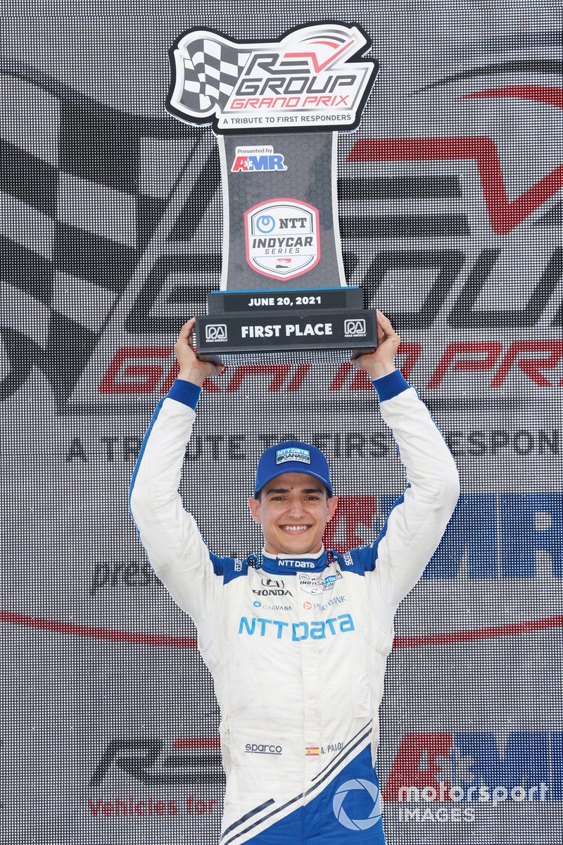 Le vainqueur Alex Palou, Chip Ganassi Racing Honda