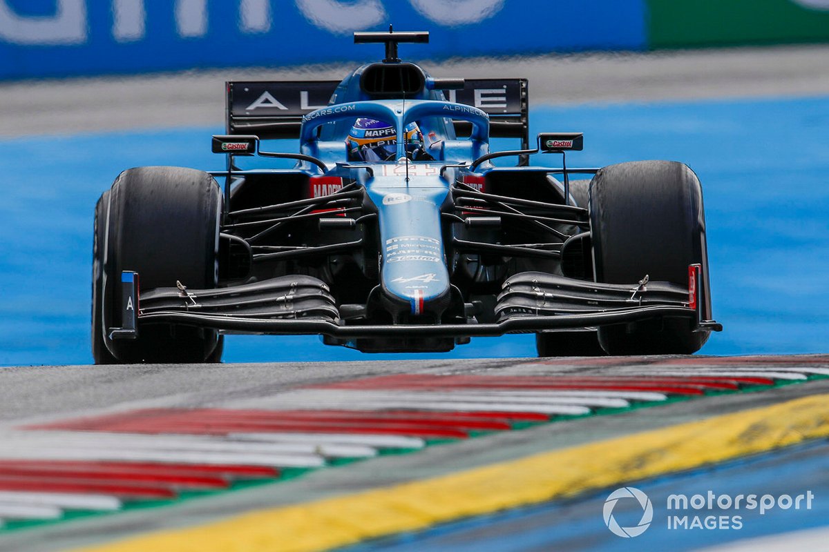 Fernando Alonso, Alpine A521

