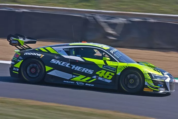 #46 Team WRT Audi R8 LMS evo II: Valentino Rossi, Frédéric Vervisch