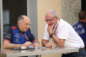 Franz Tost Team Principal,, Scuderia Toro Rosso e il Dr. Helmut Marko, consulente Red Bull Motorsport