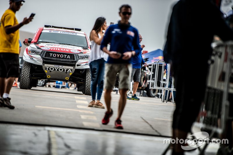 Автомобиль Toyota Hilux (№309) Бернхарда тен Бринке и Ксавье Пансери, Toyota Gazoo Racing SA