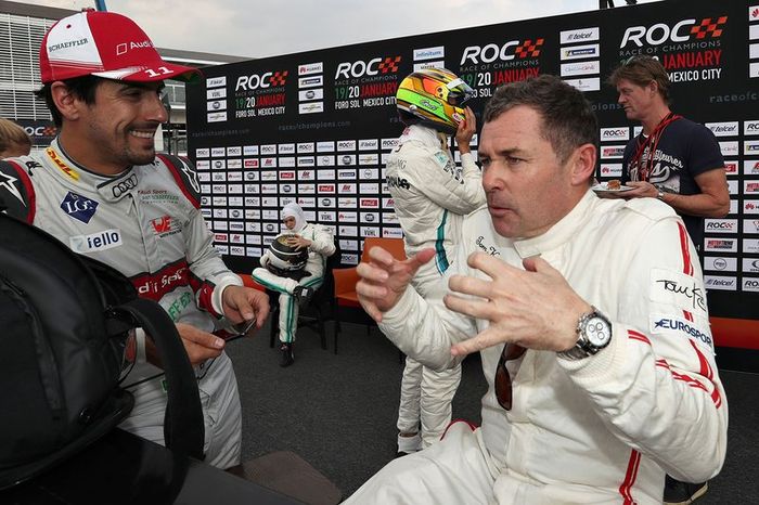 Tom Kristensen habla con Lucas di Grassi