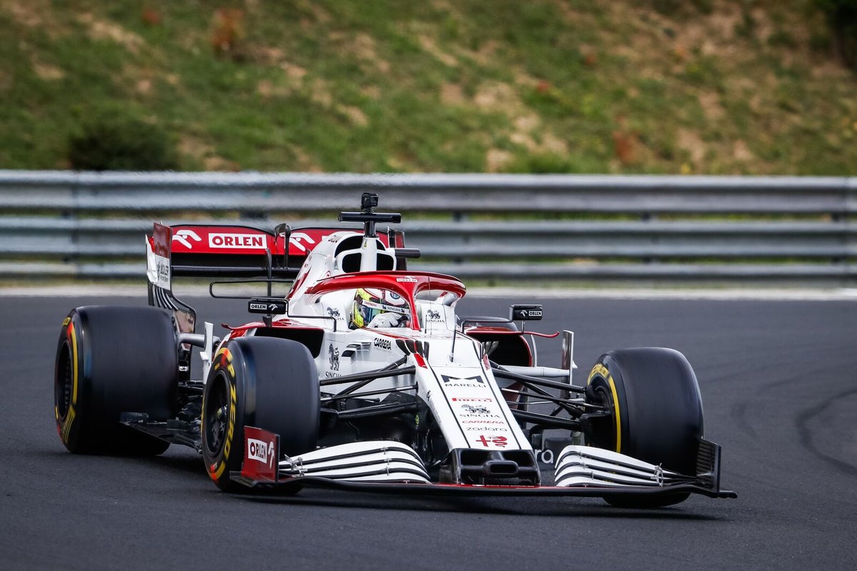 Théo Pourchaire test de Alfa Romeo in Hongarije