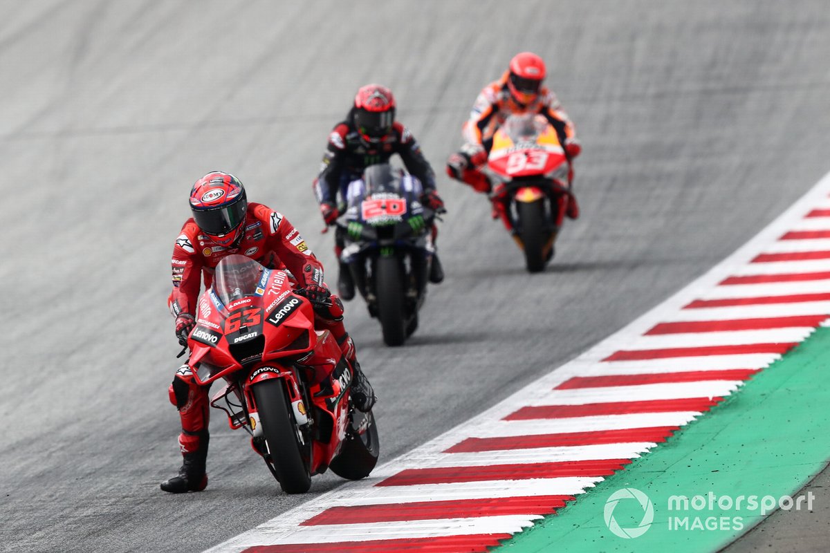 Francesco Bagnaia, Ducati Team Fabio Quartararo, Yamaha Factory Racing Marc Marquez, Repsol Honda Team