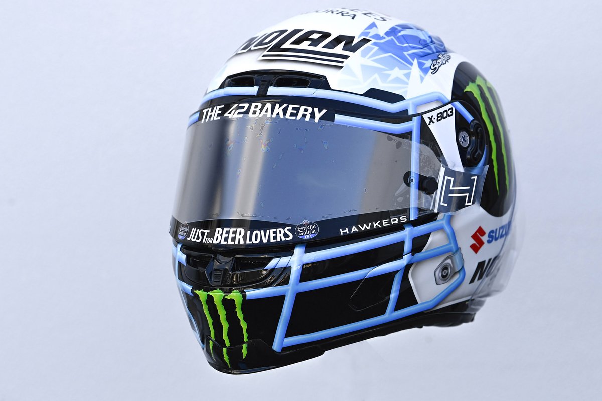 Casco de Alex Rins, Team Suzuki MotoGP