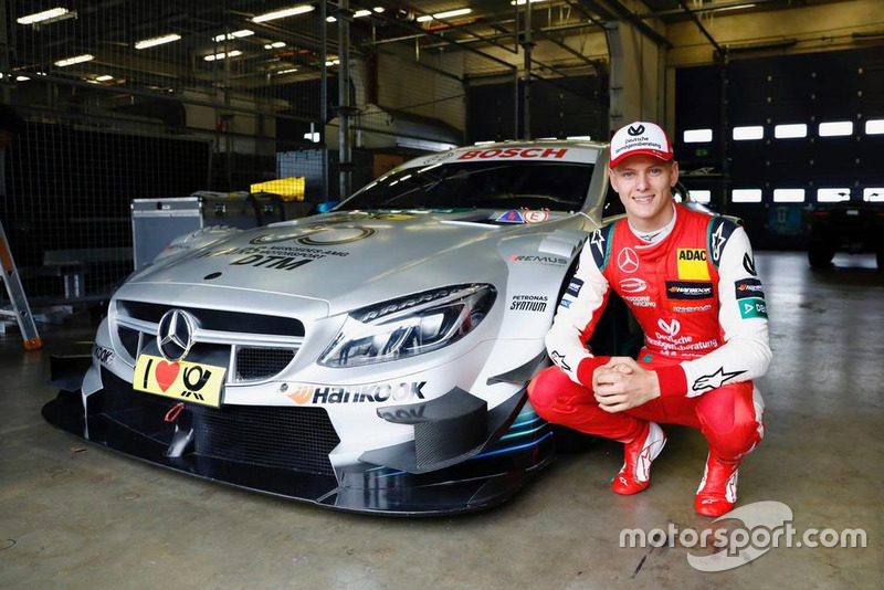Mick Schumacher en el Mercedes-AMG C63 DTM