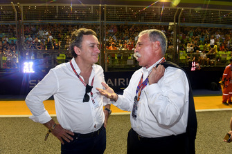 Alejandro Agag, CEO Formula E ve Chase Carey, CEO, Formula One Group