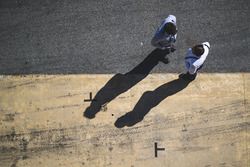 Toto Wolff, Mercedes AMG F1 avec Gary Paffett, pilote d'essais Williams
