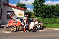 Сход Алексея Лукьянюка и Алексея Арнаутова, Ford Fiesta R5, Ралли Ипр