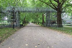 London ePrix circuit construction