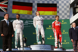 Podium: 1. Nico Rosberg, Mercedes AMG F1 Team; 2. Lewis Hamilton, Mercedes AMG F1 Team; 3. Sebastian