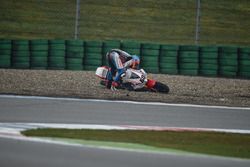 Chute de Michael van der Mark, Honda WSBK Team