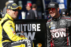 Matt Kenseth, Joe Gibbs Racing Toyota, und Martin Truex Jr., Furniture Row Racing Toyota