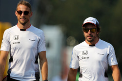 Jenson Button,, McLaren Honda et Fernando Alonso, McLaren Honda