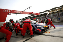 Pit stop, Mattias Ekström, Audi Sport Team Abt Sportsline, Audi A5 DTM