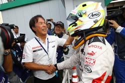 関口雄飛と星野一義監督(ITOCHU ENEX TEAM IMPUL)
