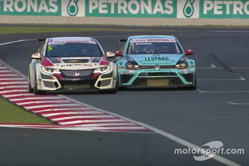 Roberto Colciago, Honda Civic TCR, e Stefano Comini, VW Golf GTI TCR