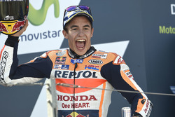 Podium: race winner Marc Marquez, Repsol Honda Team
