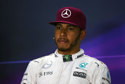 Lewis Hamilton, Mercedes AMG F1 in the FIA Press Conference