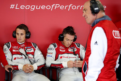 Oliver Jarvis, André Lotterer, Dr. Wolfgang Ullrich, Head of Audi Sport, , Audi Sport Team Joest
