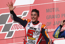 Podium : Marc Marquez, Repsol Honda Team, fête sa victoire