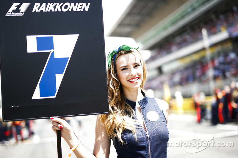 Grid Girl de Kimi Raikkonen, Ferrari