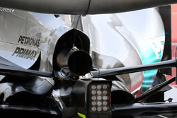 Valtteri Bottas, Mercedes AMG F1 W08 with aero sensor