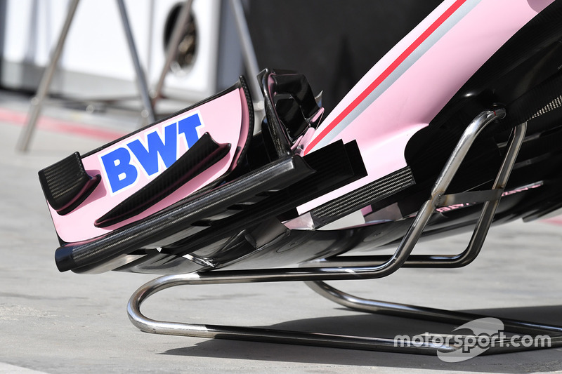 Детали переднего крыла Force India VJM10