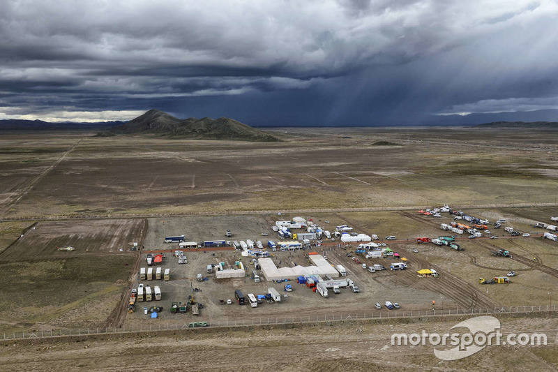 View to the bivouac