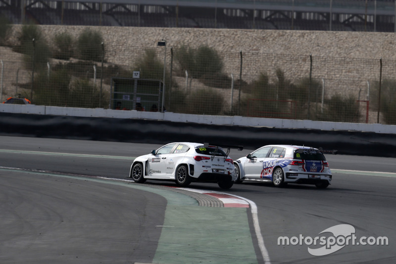 Michela Cerruti, Mulsanne Racing Alfa Romeo Giulietta TCR and Luca Engstler, Liqui Moly Team Engstle