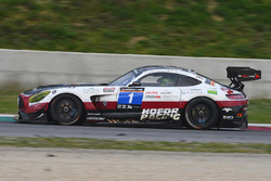 #1 Hofor-Racing, Mercedes AMG GT3: Michael Kroll, Chantal Kroll, Roland Eggimann, Kenneth Heyer, Chr