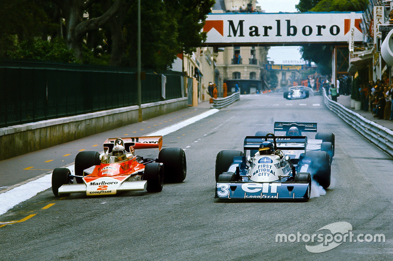 Jochen Mass, McLaren M23, Ronnie Peterson, Tyrrell P34