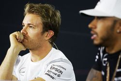 Nico Rosberg, Mercedes AMG F1, Lewis Hamilton, Mercedes AMG F1 during the press conference