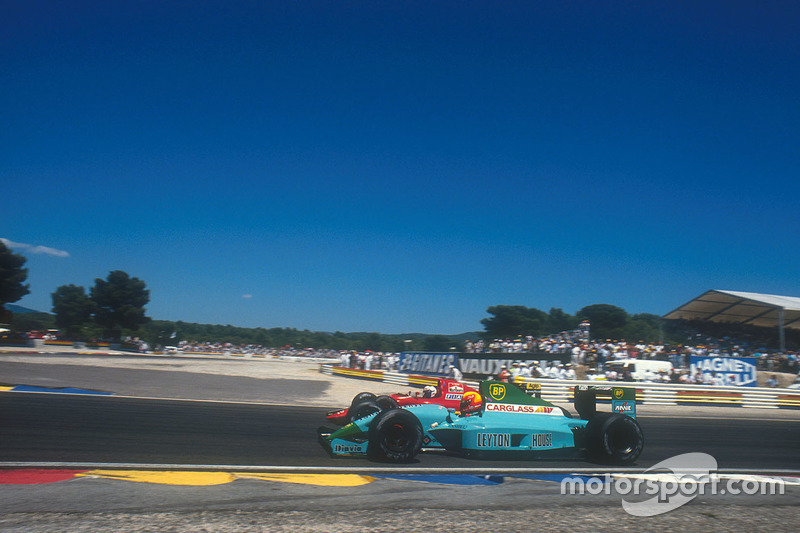 Mauricio Gugelmin, Leyton House CG901 Judd, Alain Prost, Ferrari 641