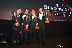 2016 Sprint Cup Overall Drivers, Enzo Ide, champion, Christopher Mies, 2nd place, Dominik Baumann, Maximilian Buhk, 3rd place