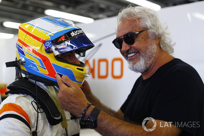 Fernando Alonso, McLaren, mit Flavio Briatore