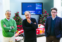 Maurizio Arrivabene, Team Principal Scuderia Ferrari, Sergio Marchionne, Presidente Ferrari e CEO di