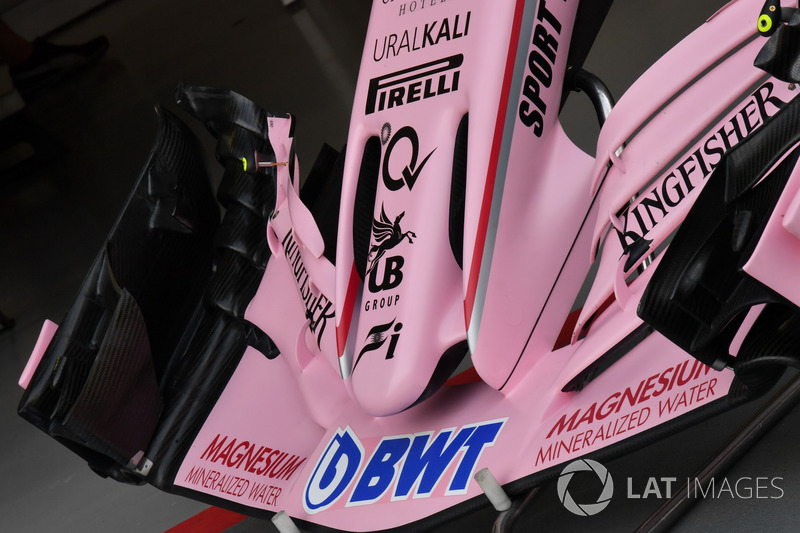Sahara Force India VJM10 front wing detail