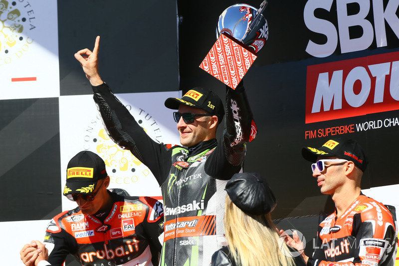 Podio: Jonathan Rea, Kawasaki Racing